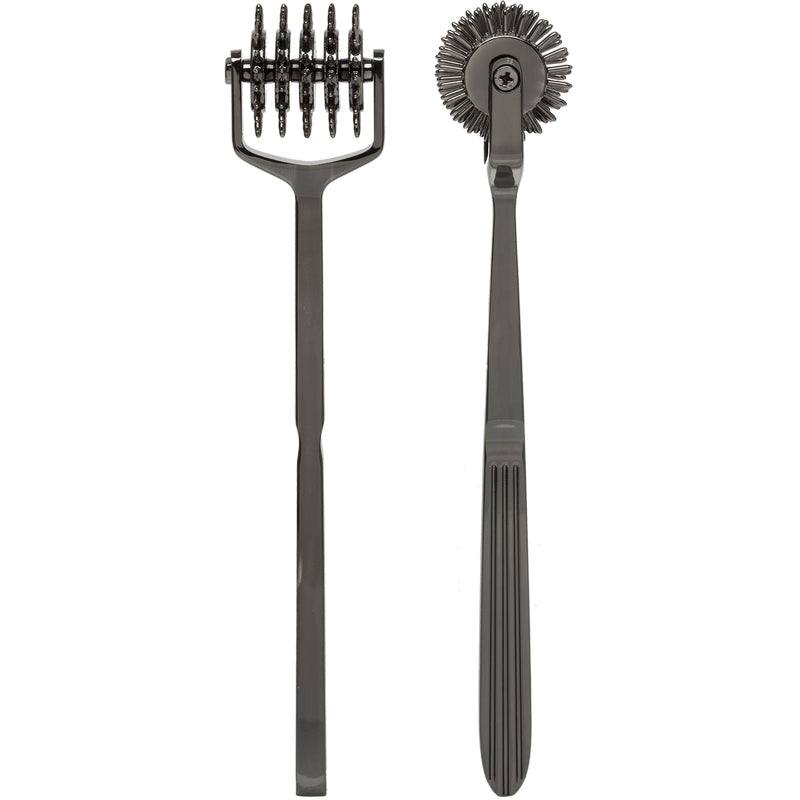 5 prong silver Pinwheel with handle for sensory Kink play 5 prong silver Pinwheel with handle for sensory Kink play