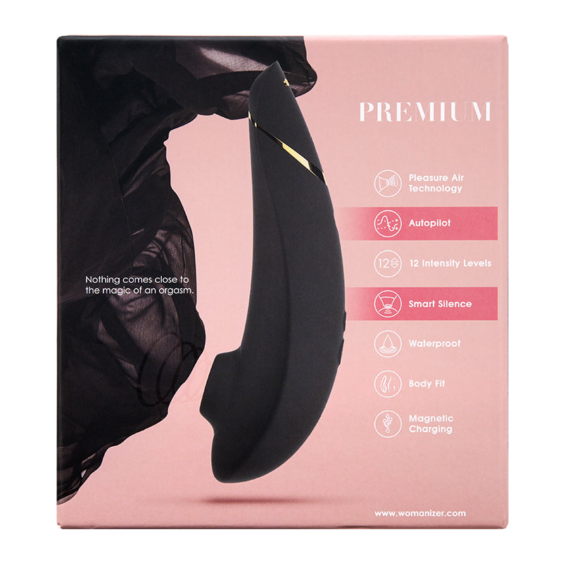 Premium External Clitoral Vibrator | Womanizer | Sensuale.ca BLACK