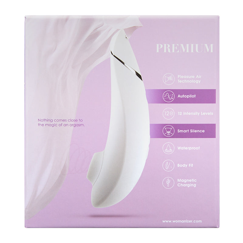 Premium External Clitoral Vibrator | Womanizer | Sensuale.ca WHITE